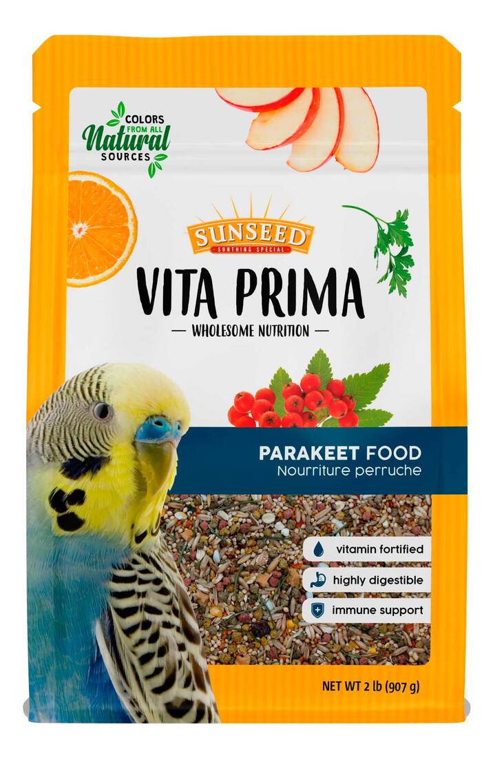 SUNSEED VITA PRIMA™ Wholesome Nutrition Parakeet Food 2 Pounds