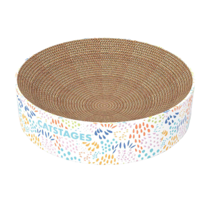 Catstages Cat Scratch/Cuddle Corrugated Scratcher/Lounger Bowl Cat Toy