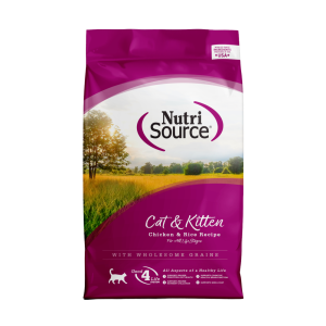 NutriSource Cat & Kitten Chicken & Rice Dry Cat Food, 12 Pounds
