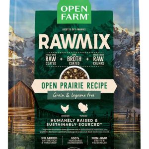Open Farm RawMix Grain Free Dog Food, Open Prairie Recipe, 20 Pounds