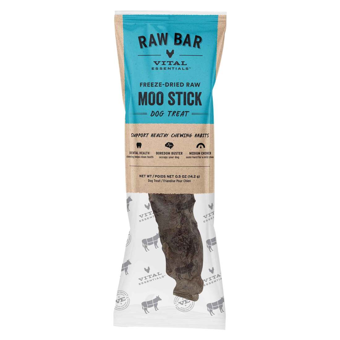 Vital Essentials Freeze Dried Moo Sticks Dog Treat, 1 Each