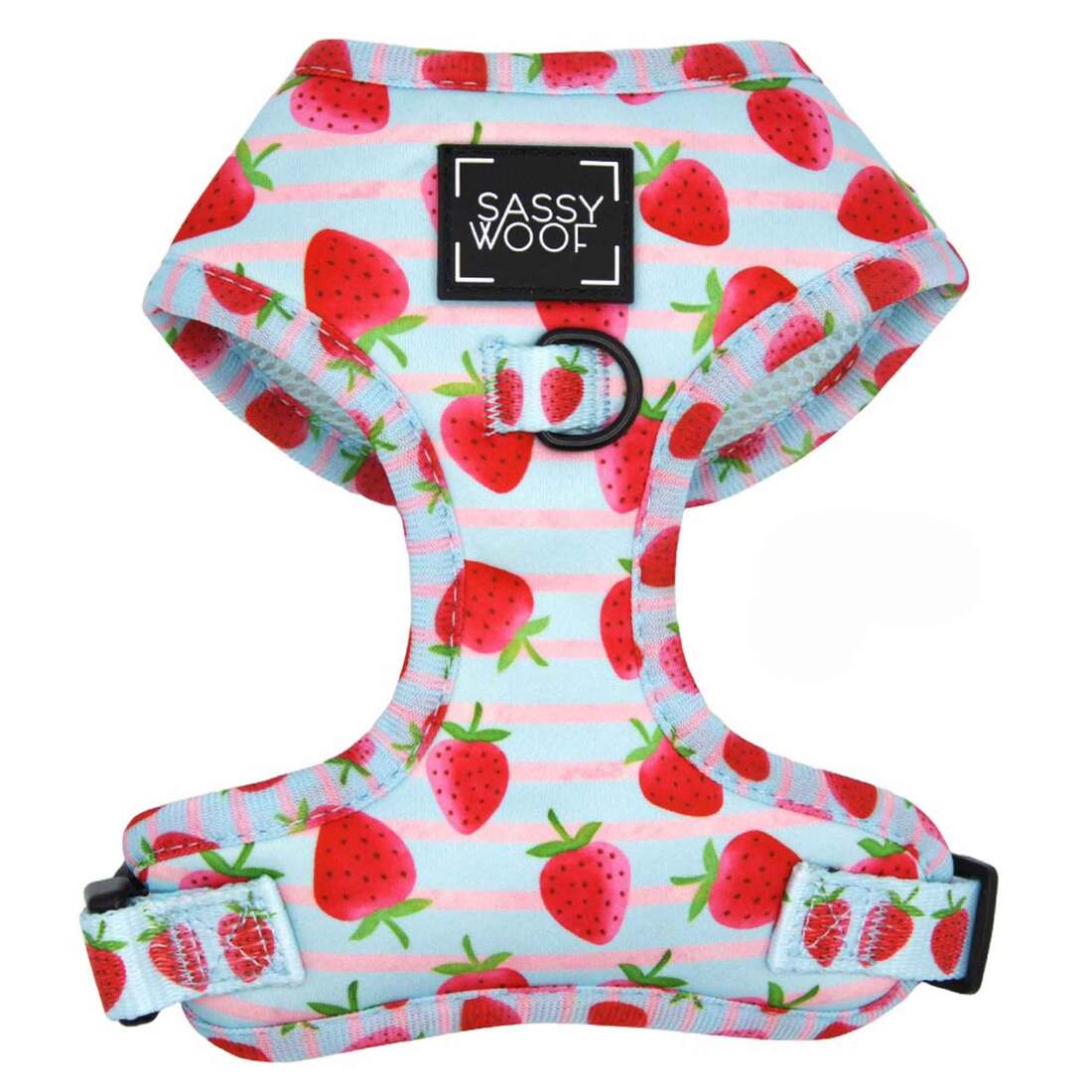 Sassy Woof Adjustable Dog Harness, I Woof You Berry Much - Image 2