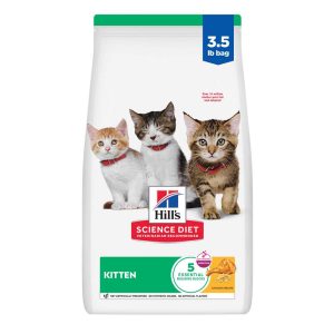 Hill's Science Diet Kitten Chicken Recipe Dry Cat Food, 3.5 Pound Bag