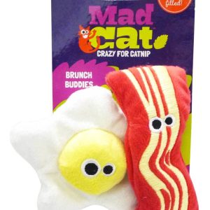 Mad Cat Brunch Buddies Cat Toy, 2 Pack