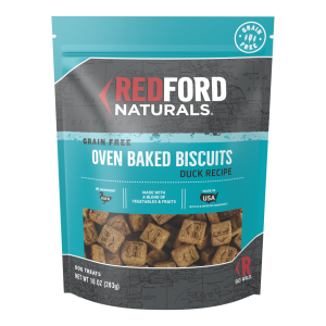 Redford Naturals Grain Free Duck Recipe Biscuits Dog Treat, 10 Ounces