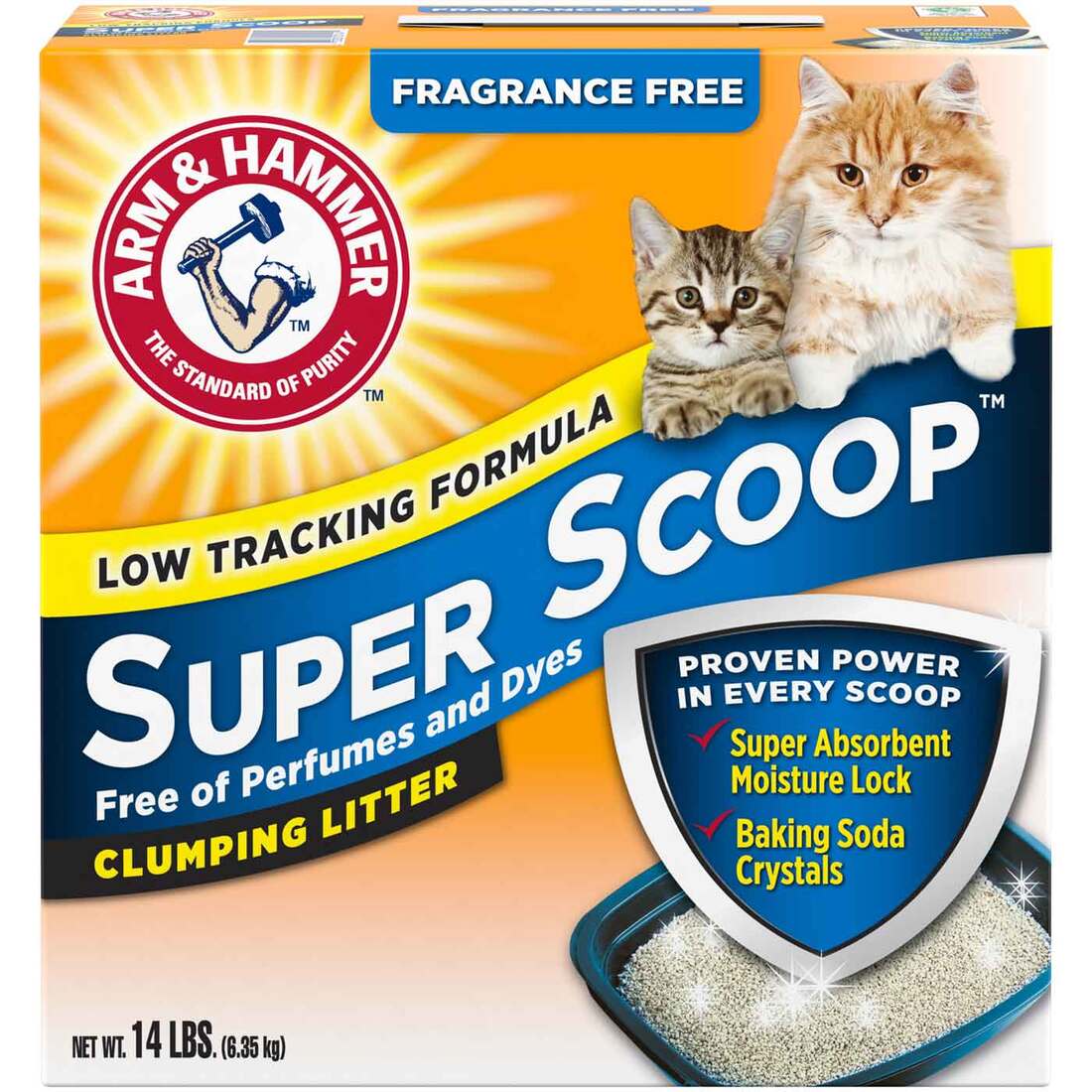 Arm & Hammer Clumping Super Scoop Fragrance Free Cat Litter - Image 2