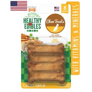 Nylabone Edibles Chicken Petite, 8 Count