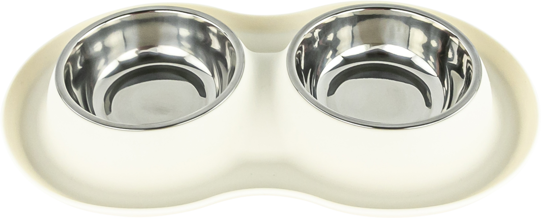 Play On Silicone Double Diner Cat Bowl with Insert - Image 2