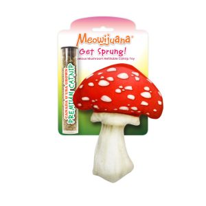 Meowijuana Get Sprung Mushroom Cat Toy