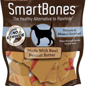 SmartBones Peanut Butter Small Chews, 6 Pack