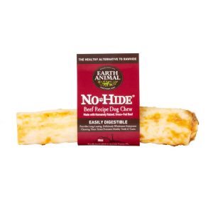 Earth Animal No-Hide Grass-Fed Beef Medium Natural Rawhide Alternative Dog Chew, 1 Count