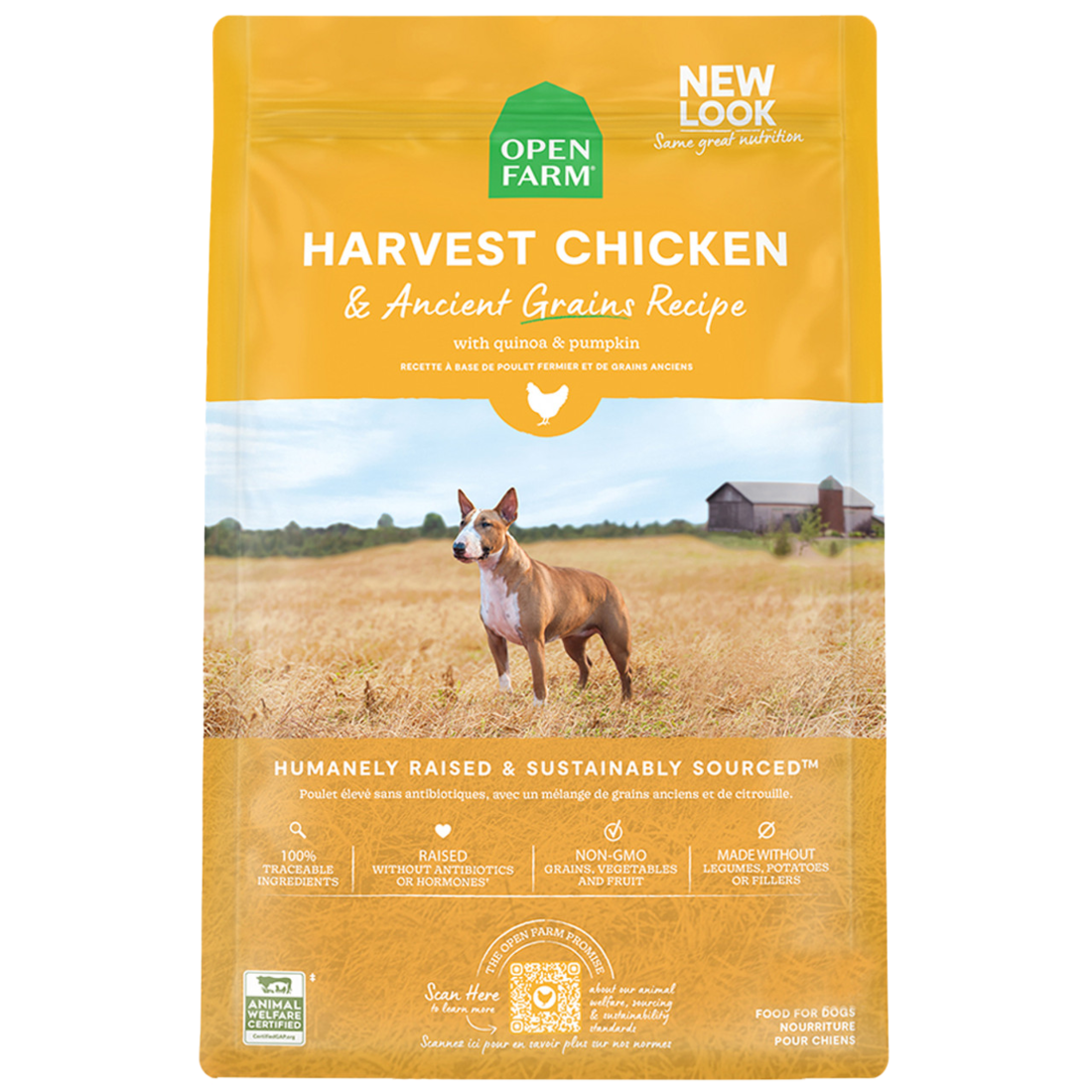 Open Farm Harvest Chicken & Ancient Grains Recipe Dry Dog Food