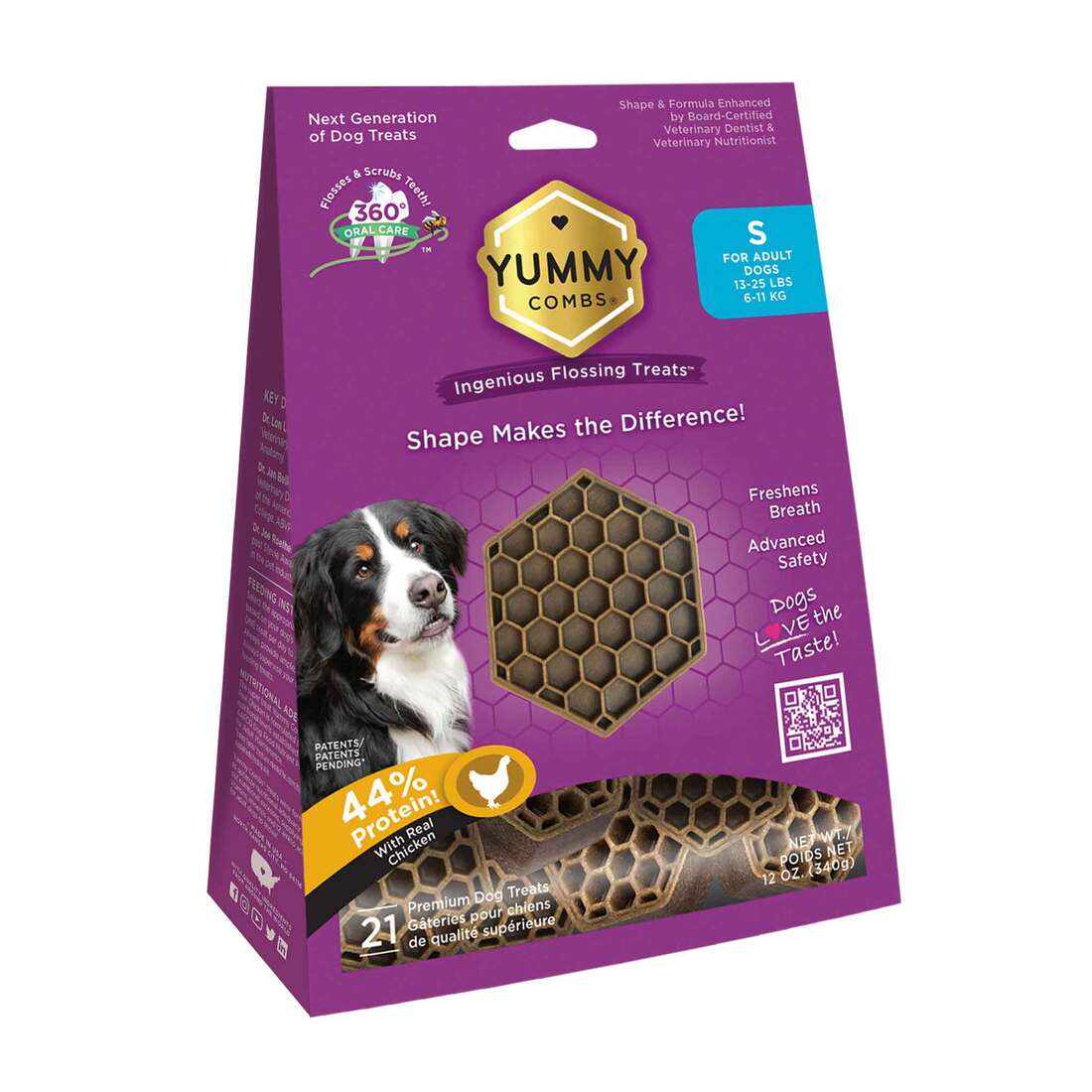 Yummy Combs Ingenious Flossing Treats, Chicken, Small