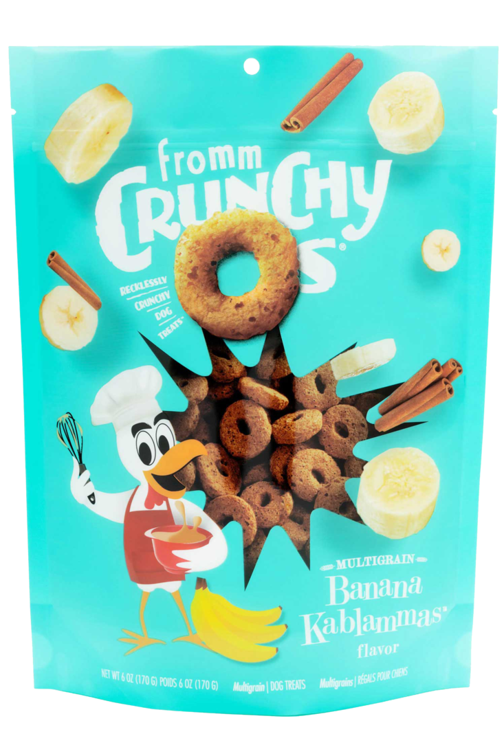 Fromm Crunchy Os® Banana Kablammas™ Flavor Dog Treats, 6 Ounces