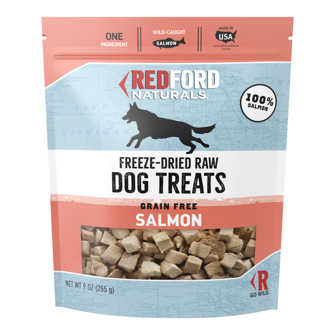 Redford Naturals Freeze-Dried Raw Grain Free Dog Treats, Salmon - Image 2