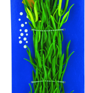 Fins First Plastic Plant Green, Extra Large