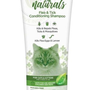Vetality Naturals Cat Flea and Tick Shampoo, 8 Ounces