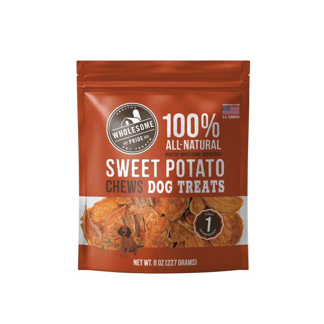 Wholesome Pride Sweet Potato Chews Dog Treats - Image 2
