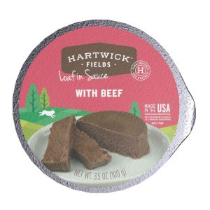 Hartwick Fields Loaf In Sauce Adult Beef Wet Dog Food, 3.5 Ounces