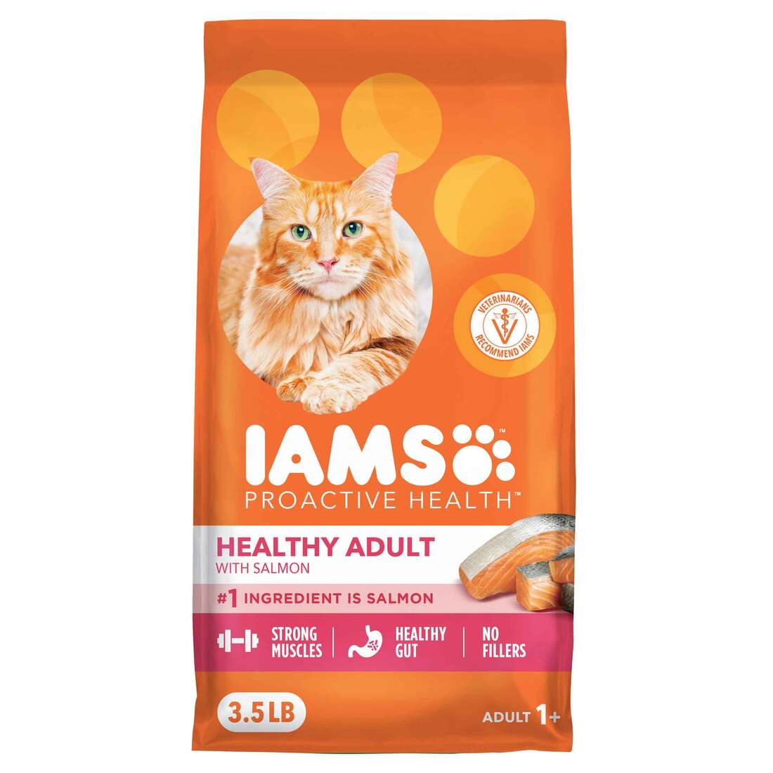 Iams Proactive Health Adult Original Salmon and Tuna Dry Cat Food