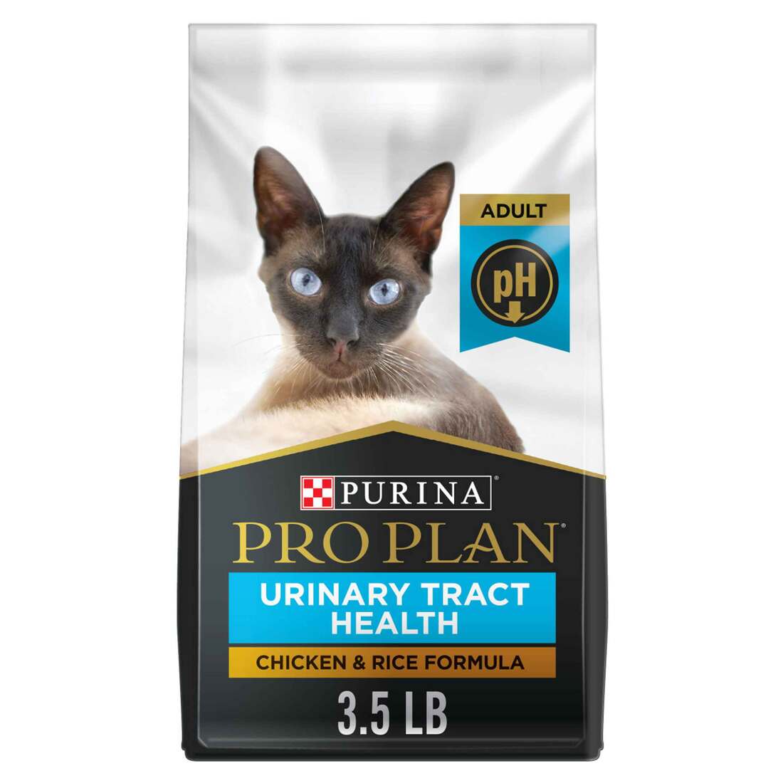 Purina Pro Plan Urinary Tract Cat Food, Chicken and Rice Formula - 3.5 Pound Bag