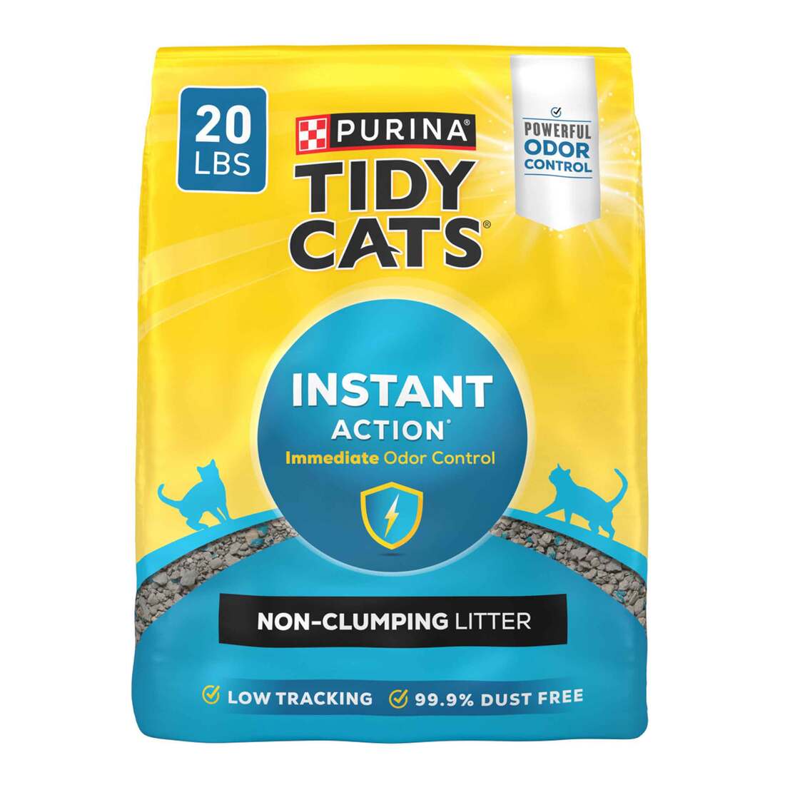 Purina Tidy Cats Instant Action Non Clumping Cat Litter - 20 Pound Bag