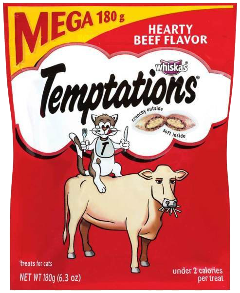 Temptations Classic Treats for Cats Hearty Beef Flavor, 6.3 Ounces
