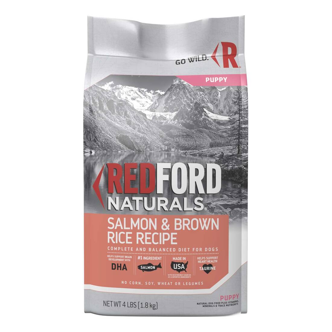Redford Naturals Puppy Salmon & Brown Rice Recipe Dog Food - Image 2