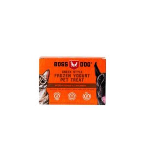 Boss Dog Frozen Food, Froyo Pumpkin And Cinnamon, 3.5 Ounces, 4 Pack