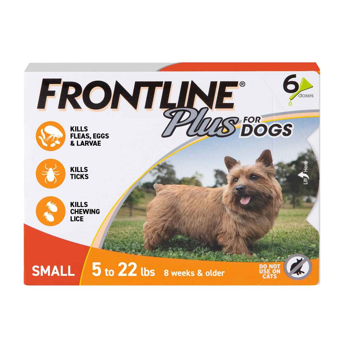 Frontline Plus Flea & Tick Control for Dogs, 5-22 Pounds - Image 2
