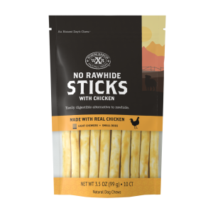 Wixom Ranch Natural Chews No Rawhide Sticks, Chicken, 10 Count