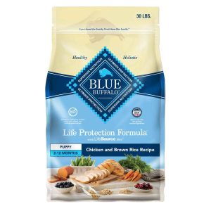 Blue Buffalo Life Protection Formula Natural Puppy Dry Dog Food, Chicken and Brown Rice
