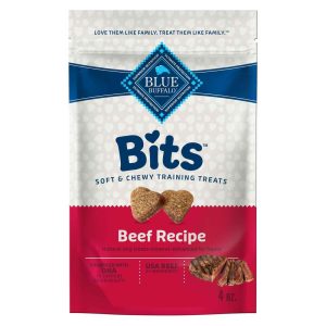 Blue Buffalo Bits Natural Soft Training Dog Treats, Beef Recipe, 4 Ounces