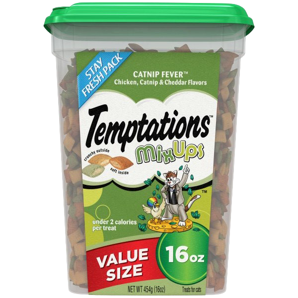 Temptations MixUps Treats for Cats Catnip Fever Flavor, 16 Ounces