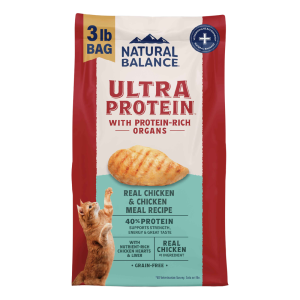Natural Balance Ultra Protein Dry Cat Food, Real Chicken & Chicken Meal Recipe