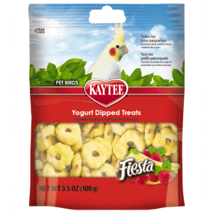 Kaytee Fiesta Yogurt Dipped Treats Strawberry Banana Flavor, 3.5 Ounces