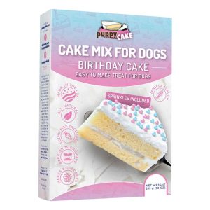 Puppy Cake Dog Birthday Cake Mix, Birthday Cake Flavor with Sprinkles, 10 Ounces