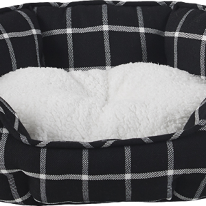 Play On Dog Bed, Plaid Cuddler, Small