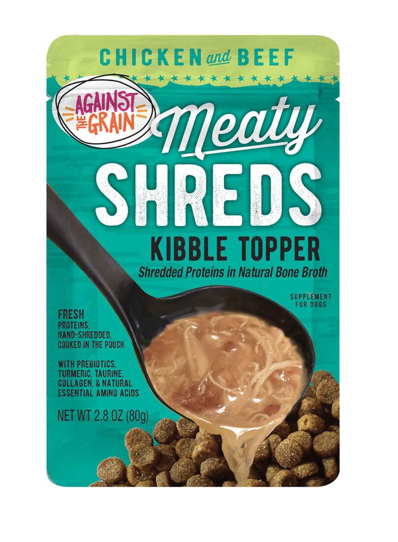 Against The Grain Meaty Shreds Dog Kibble Topper - Image 3