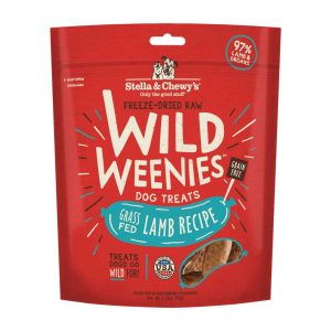 Stella & Chewy's Freeze-Dried Raw Lamb Wild Weenies Dog Treats, 3.25 Ounces