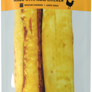 Wixom Ranch Natural Chews No Rawhide Rolls With Chicken, Large, 2 Count