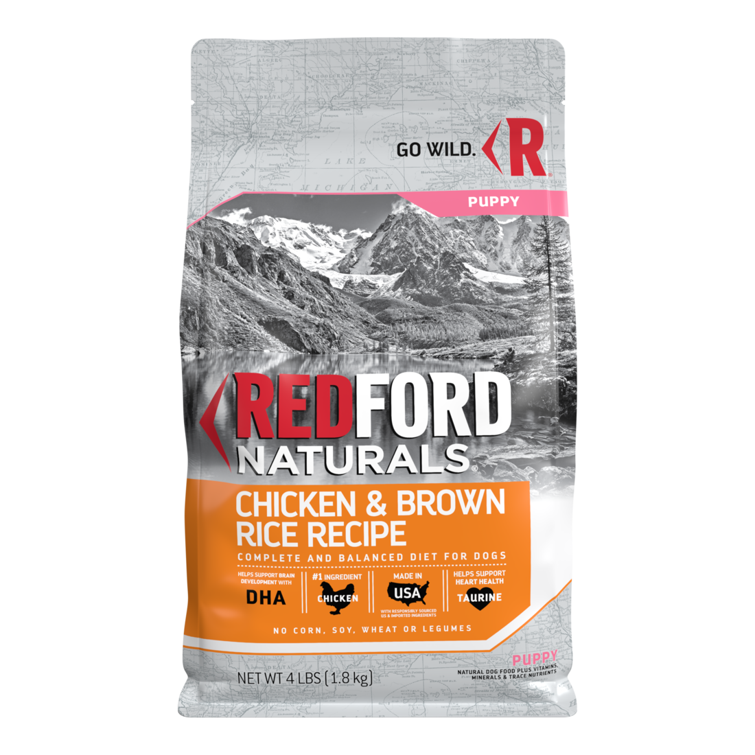 Redford Naturals Puppy Chicken and Brown Rice Recipe Dog Food - Image 2
