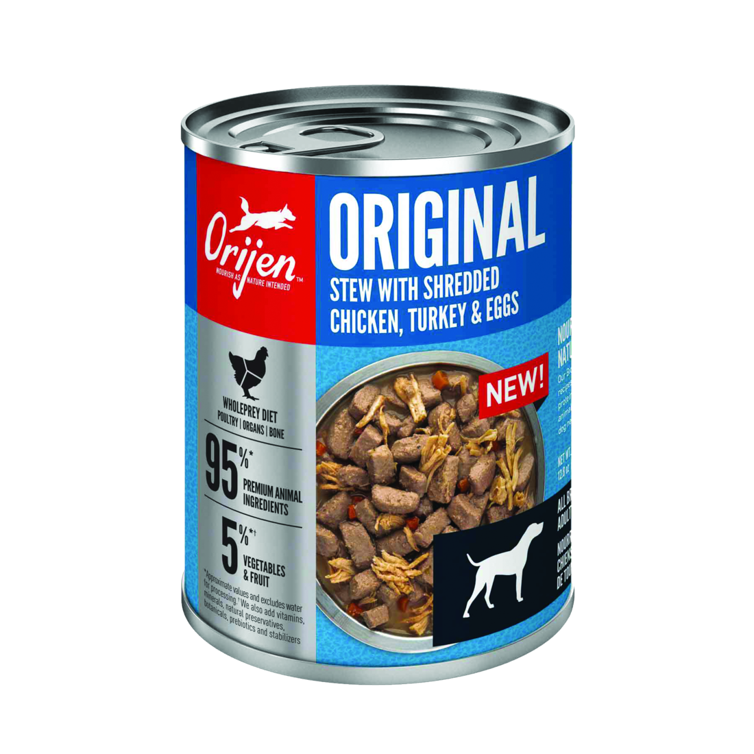 ORIJEN Real Meat Shreds, Grain-Free, Premium Wet Dog Food