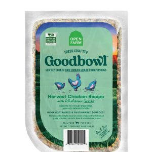 Open Farm Goodbowl Freshly Crafted Roll for Dogs, Harvest Chicken Recipe, 16 Ounces