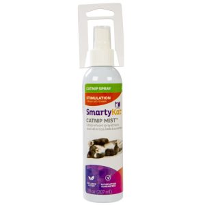 SmartyKat Catnip Mist Catnip-Infused Cat Attractant Pure & Potent Spray Bottle, 7 Ounces