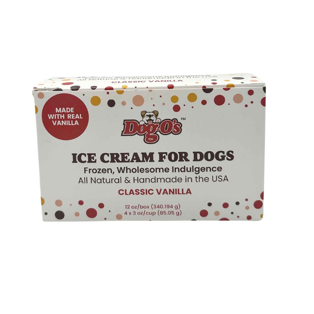Dog-os Frozen Ice Cream Dog Treat, Vanilla - Image 2