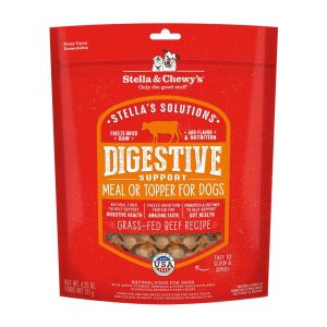 Stella & Chewy's Stella's Solutions Freeze Dried Raw Dog Food, Digestive Support Grass-Fed Beef Reci