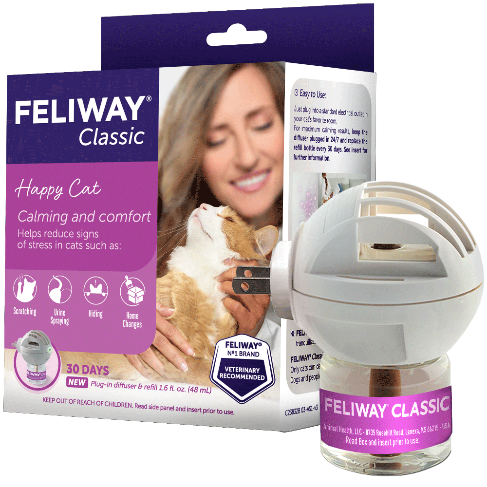 Feliway 30 Day Starter Kit Plug-In Diffuser & Refill, 48 Mililiters