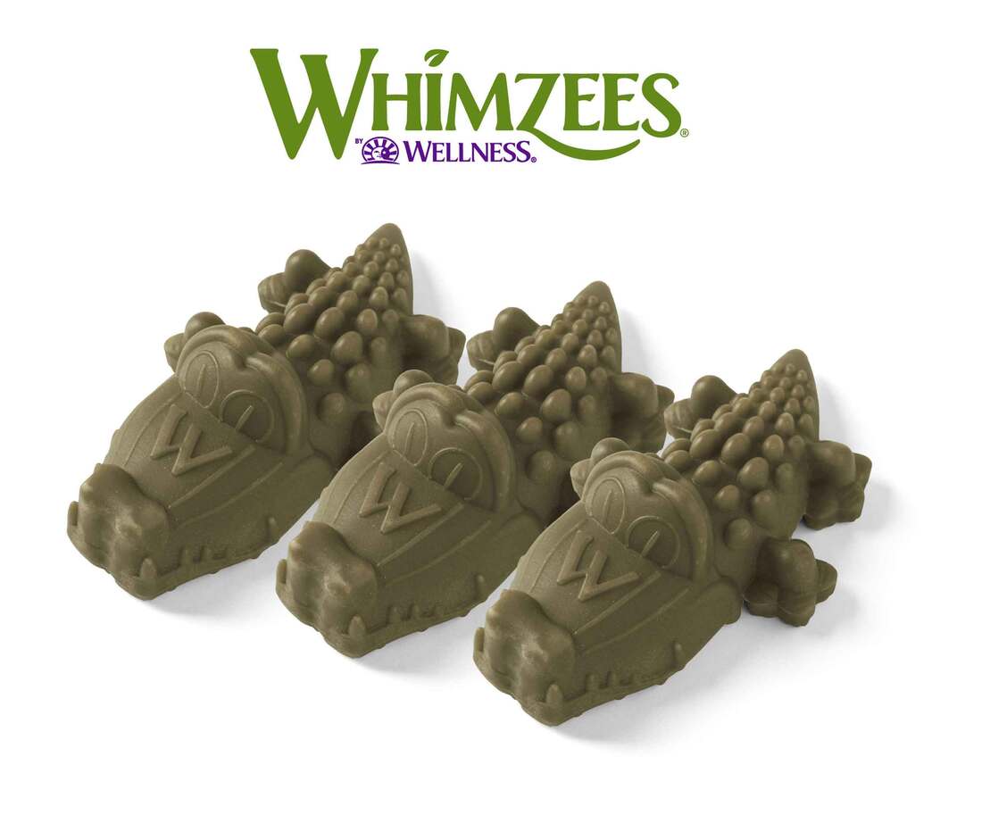 WHIMZEES by Wellness Alligator Medium Breed Dental Dog Treat, 1 Count