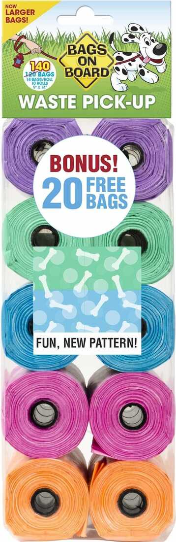 Bags On Board Fashion Print Refill Pack, 140 Bags